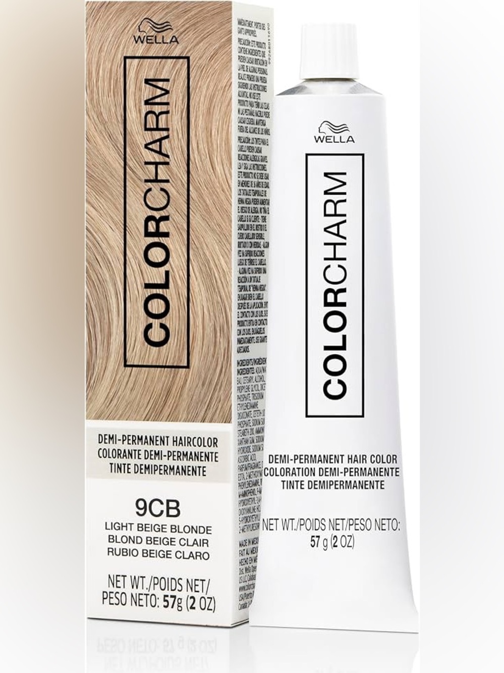Wella Color Charm 9CB Light Beige Blonde Demi-Permanent Hair Color